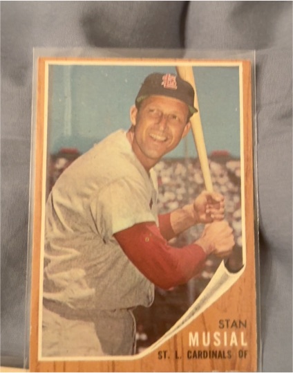 1962 Topps #50 Stan Musial — front