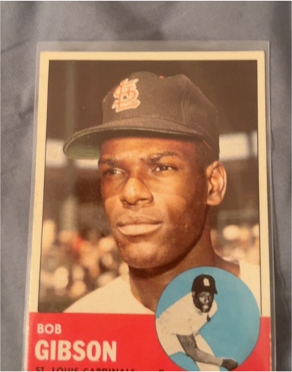 1963 Topps #415 Bob Gibson — front
