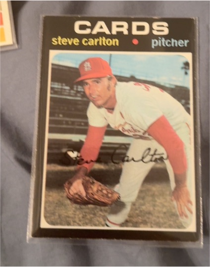 1971 Topps #55 Steve Carlton — front