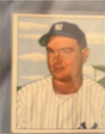 1950 Bowman #100 Vic Raschi New York Yankees — front