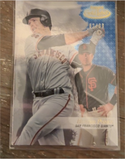 2017 Topps Gold Label #62 Buster Posey — front