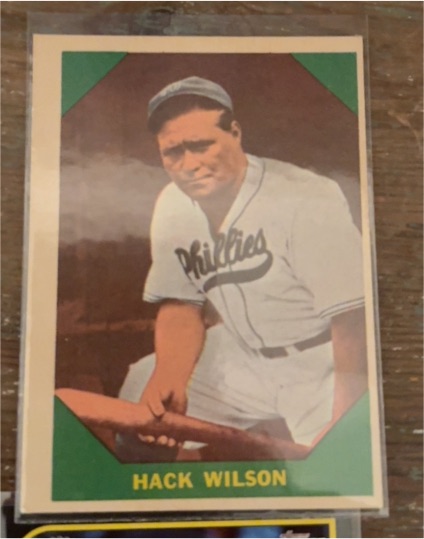 1960 Fleer #48 Hack Wilson — front