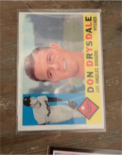 1960 Topps #475 Don Drysdale — front