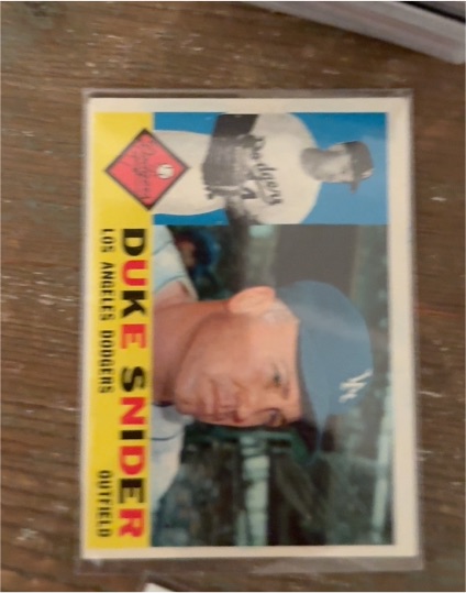 1960 Topps #493 Duke Snider — front