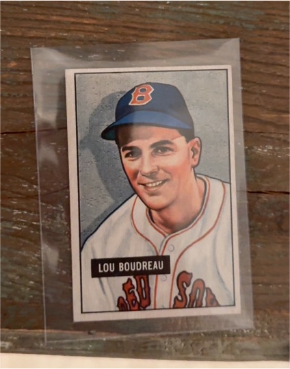 1951 Bowman #62 Lou Boudreau — front