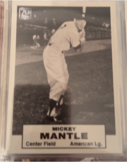 2021 Topps X Mickey Mantle Collection #26 Mickey Mantle — front