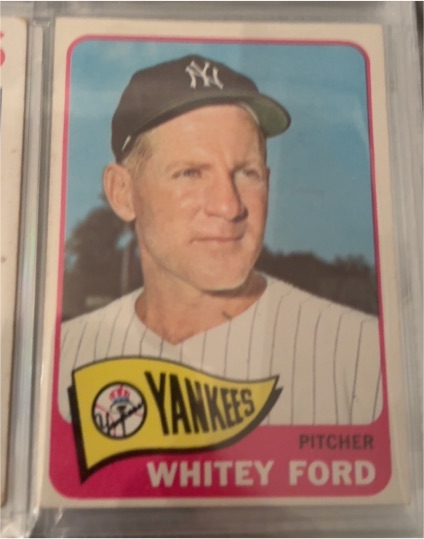 1965 Topps #330 Whitey Ford — front