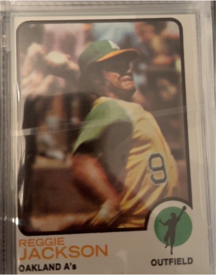 1973 Topps #255 Reggie Jackson — front
