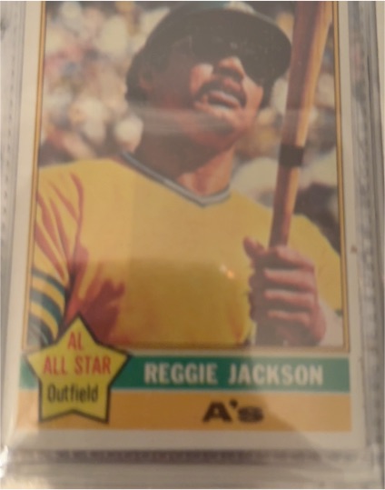 1976 Topps #500 Reggie Jackson — front