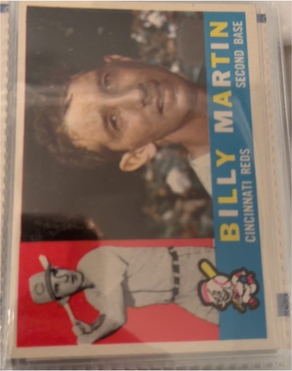 1960 Topps #173 Billy Martin — front