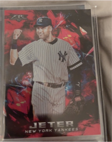 2018 Topps Fire #2 Derek Jeter — front