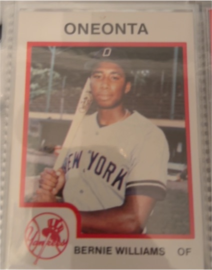 1987 ProCards Oneonta Yankees #CL_#BL Bernie Williams — front