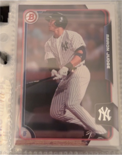 2015 Bowman Draft #150 Aaron Judge — front