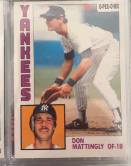 1984 O-Pee-Chee #8 Don Mattingly — front