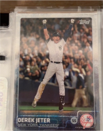 2015 Topps #1 Derek Jeter — front