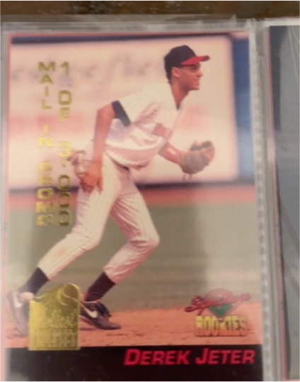 1994 Signature Rookies #S4 Derek Jeter Mail-In Promo — front