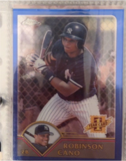 2003 Topps Chrome Traded & Rookies #T200 Robinson Cano — front