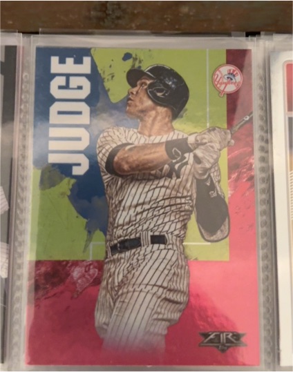 2019 Topps Fire #122 Aaron Judge — front