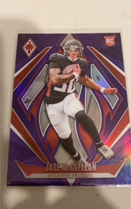 2024 Panini Phoenix #193 Jase McClellan Purple — front