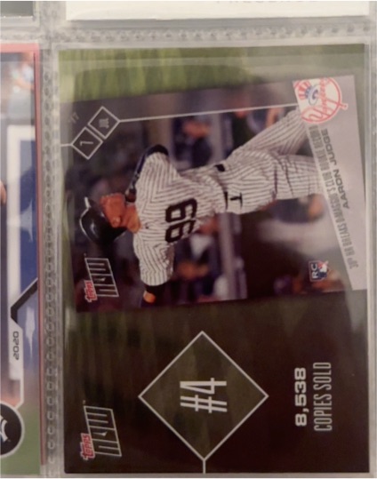 2018 Topps Now Top 10 #TN-4 Aaron Judge — front