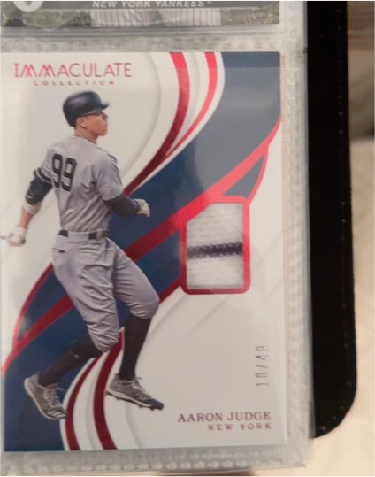2019 Panini Immaculate Collection #99 Aaron Judge — front