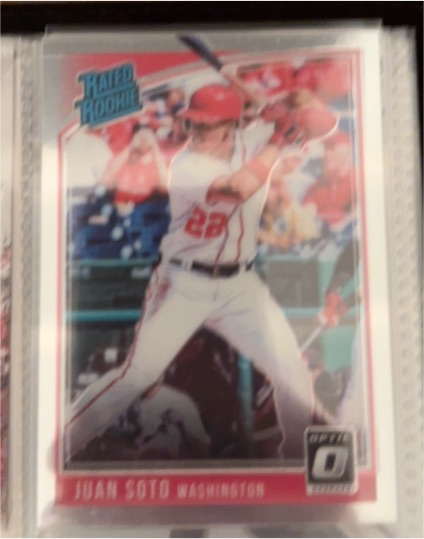 2018 Donruss Optic #181 Juan Soto Rated Rookie — front