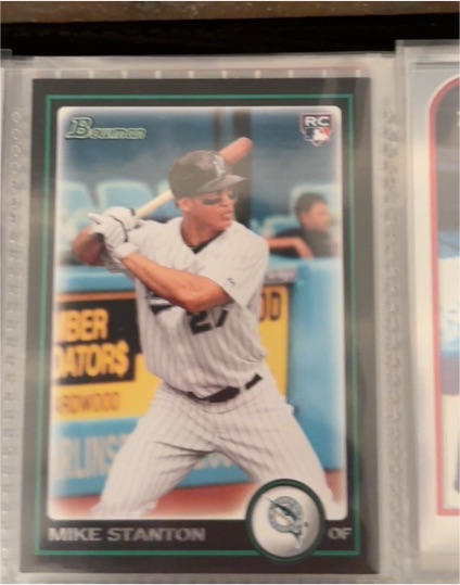 2010 Bowman #BDP30 Mike Stanton — front