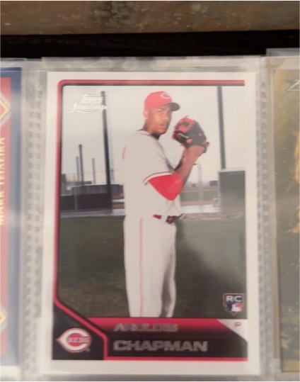 2011 Topps Lineage #148 Aroldis Chapman — front