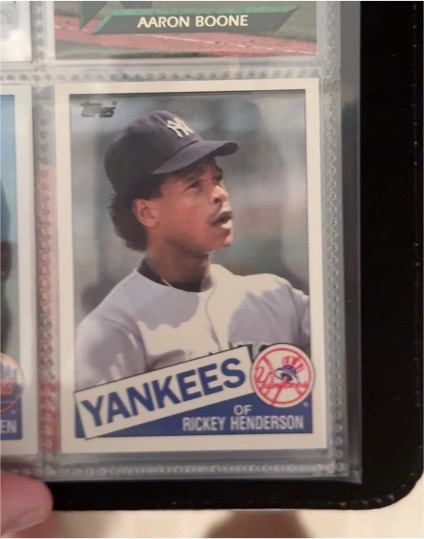 1985 Topps Traded #49T Rickey Henderson — front