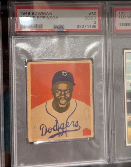 1949 Bowman #50 Jackie Robinson — front