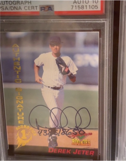 1994 Signature Rookies #35 Derek Jeter — front