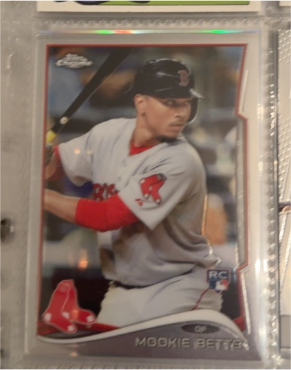 2014 Topps Chrome Update #US-20 Mookie Betts — front