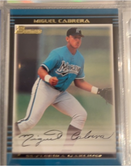 2002 Bowman #245 Miguel Cabrera — front