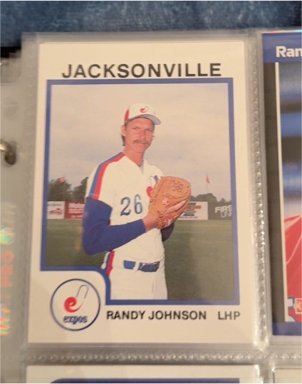 1987 ProCards Jacksonville Expos #451 Randy Johnson — front