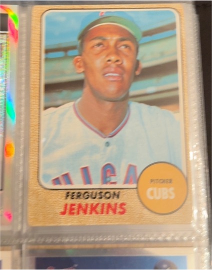 1968 Topps #410 Ferguson Jenkins — front