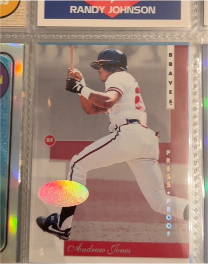 1996 Leaf Signature #101 Andruw Jones — front