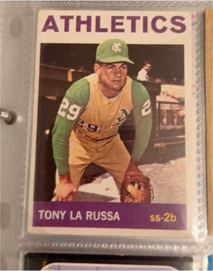 1964 Topps #244 Tony La Russa — front