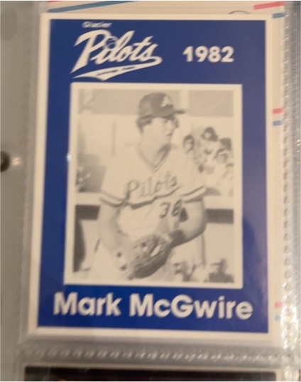 1982 Anchorage Glacier Pilots Mark McGwire #NNO — front