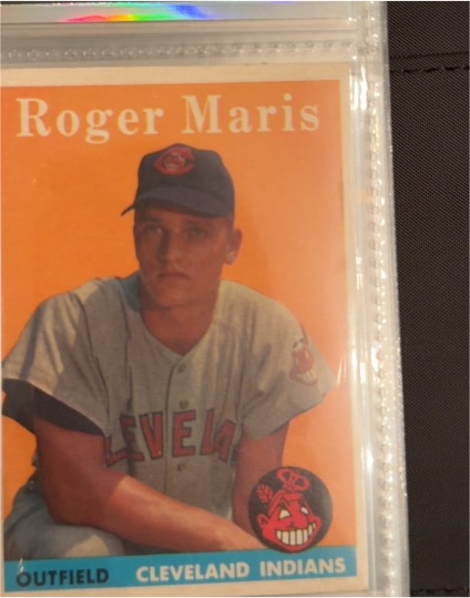 1958 Topps #47 Roger Maris — front