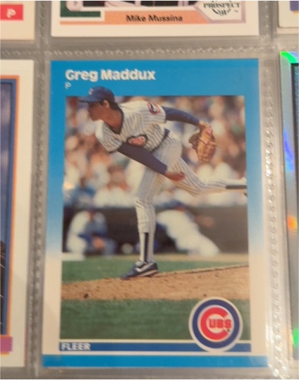 1987 Fleer Update #U-68 Greg Maddux — front