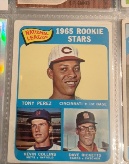 1965 Topps #581 Tony Perez Rookie Card — front