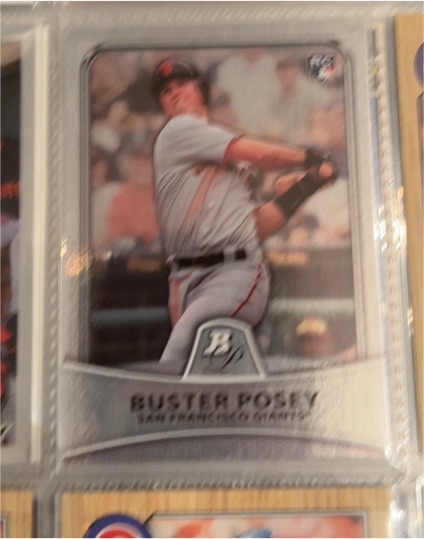 2010 Bowman Platinum #18 Buster Posey — front
