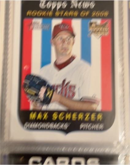 2008 Topps Heritage #519 Max Scherzer — front