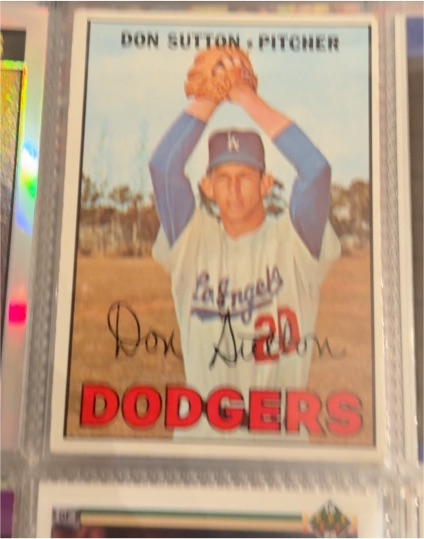 1967 Topps #445 Don Sutton — front