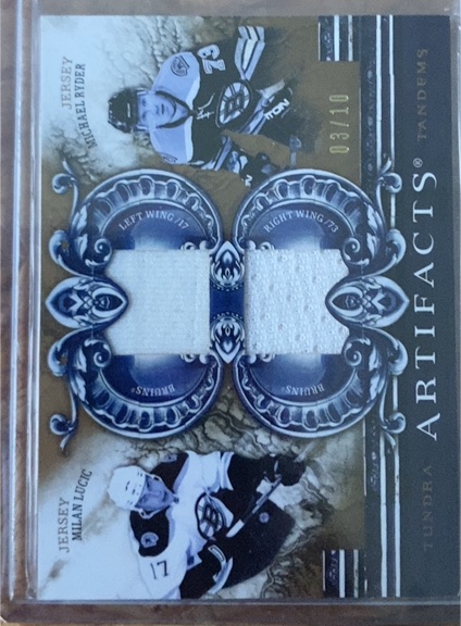 2010-11 Upper Deck Artifacts Tundra Tandems #TT2-BOS Michael Ryder & Milan Lucic — front