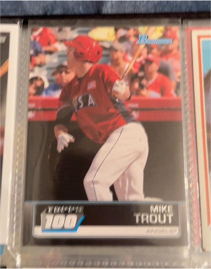 2011 Bowman Topps 100 #TP90 Mike Trout — front
