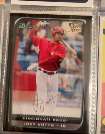 2008 Bowman #204 Joey Votto Rookie Card — front