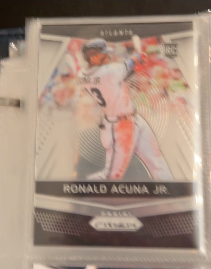 2018 Panini Chronicles Prizm #6 Ronald Acuna Jr. — front