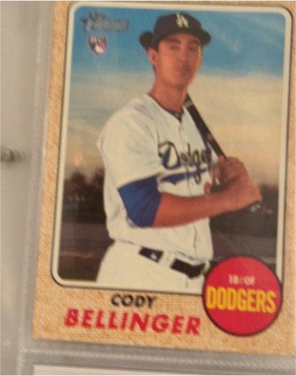 2017 Topps Heritage High Number #678 Cody Bellinger — front