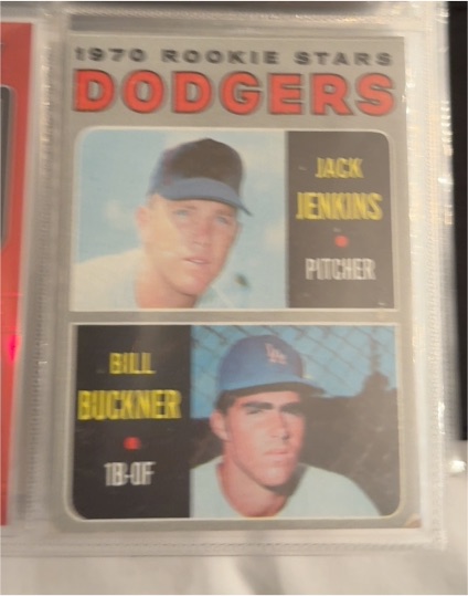 1970 Topps #286 Rookie Stars Jack Jenkins / Bill Buckner — front